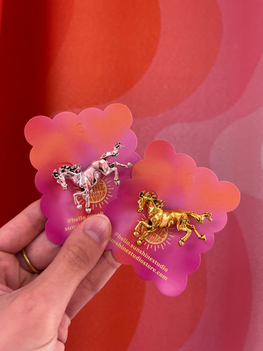 Stallion Brooch
