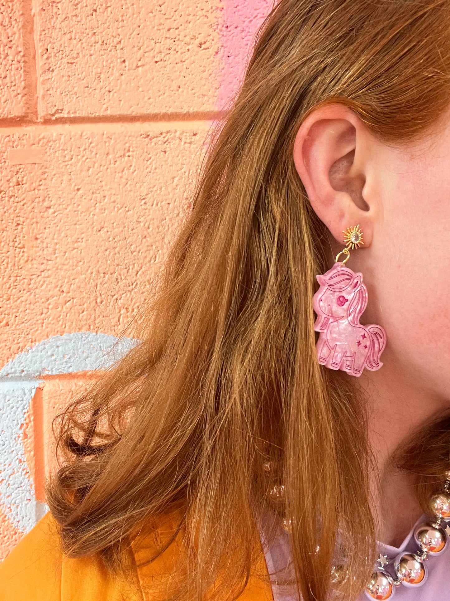 Pink Pony Chappell Roan Earrings