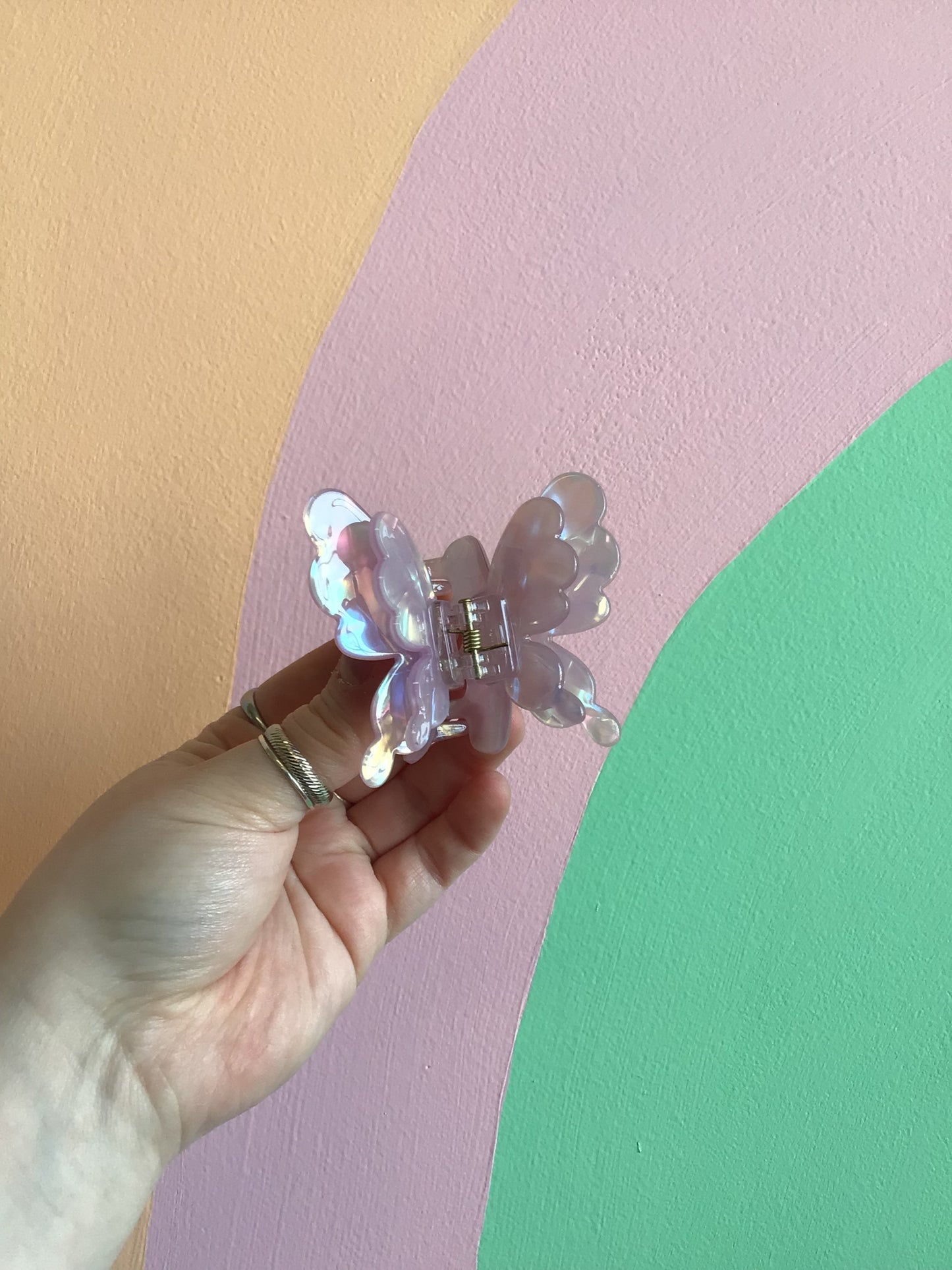 Bubbly Butterfly Hair Claws