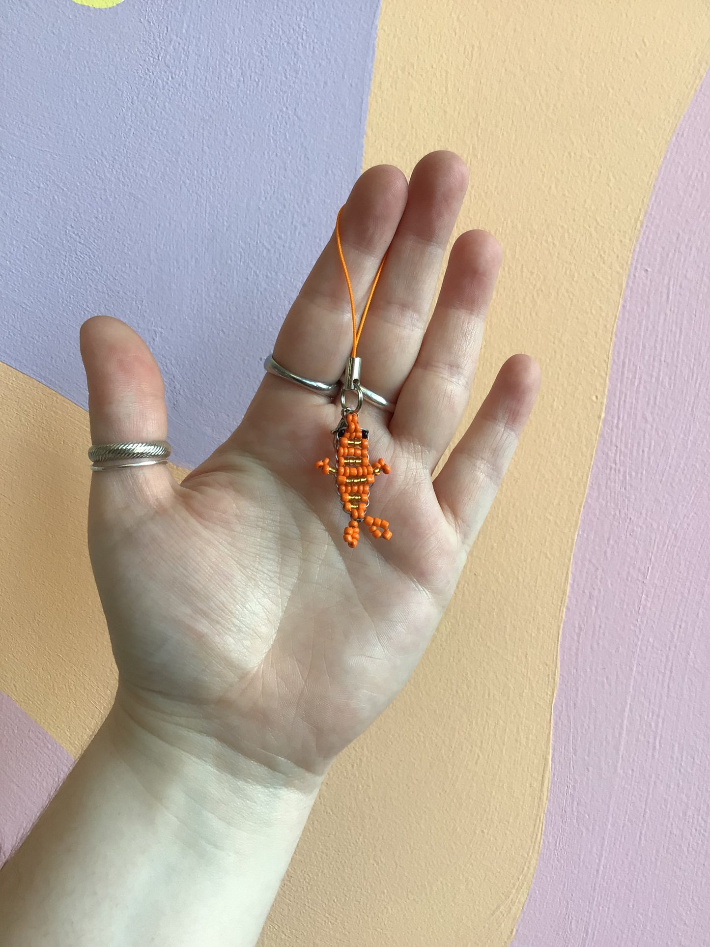 Teeny Beaded Phone/Bag Charms