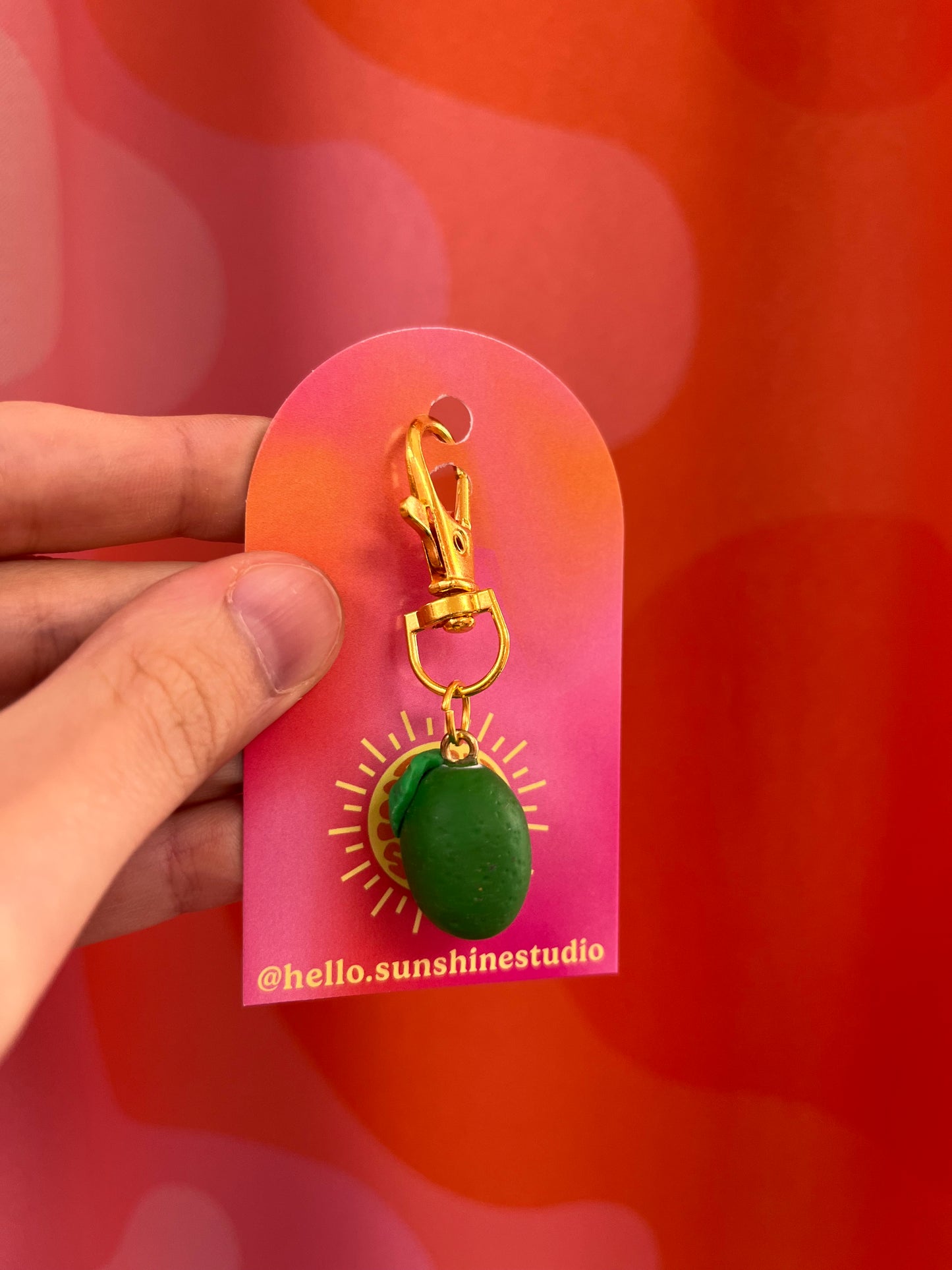 Lime Bag Charm