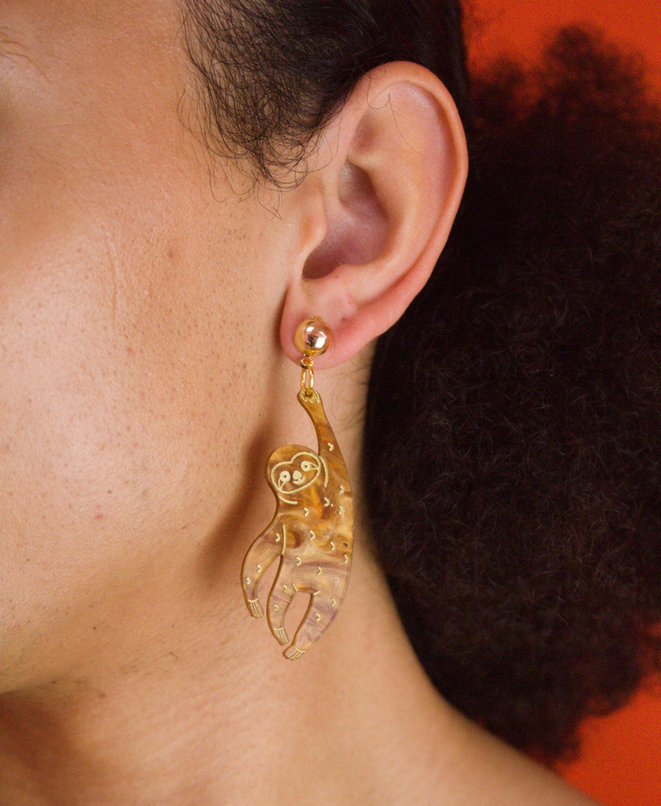 Happy Sloth Earrings