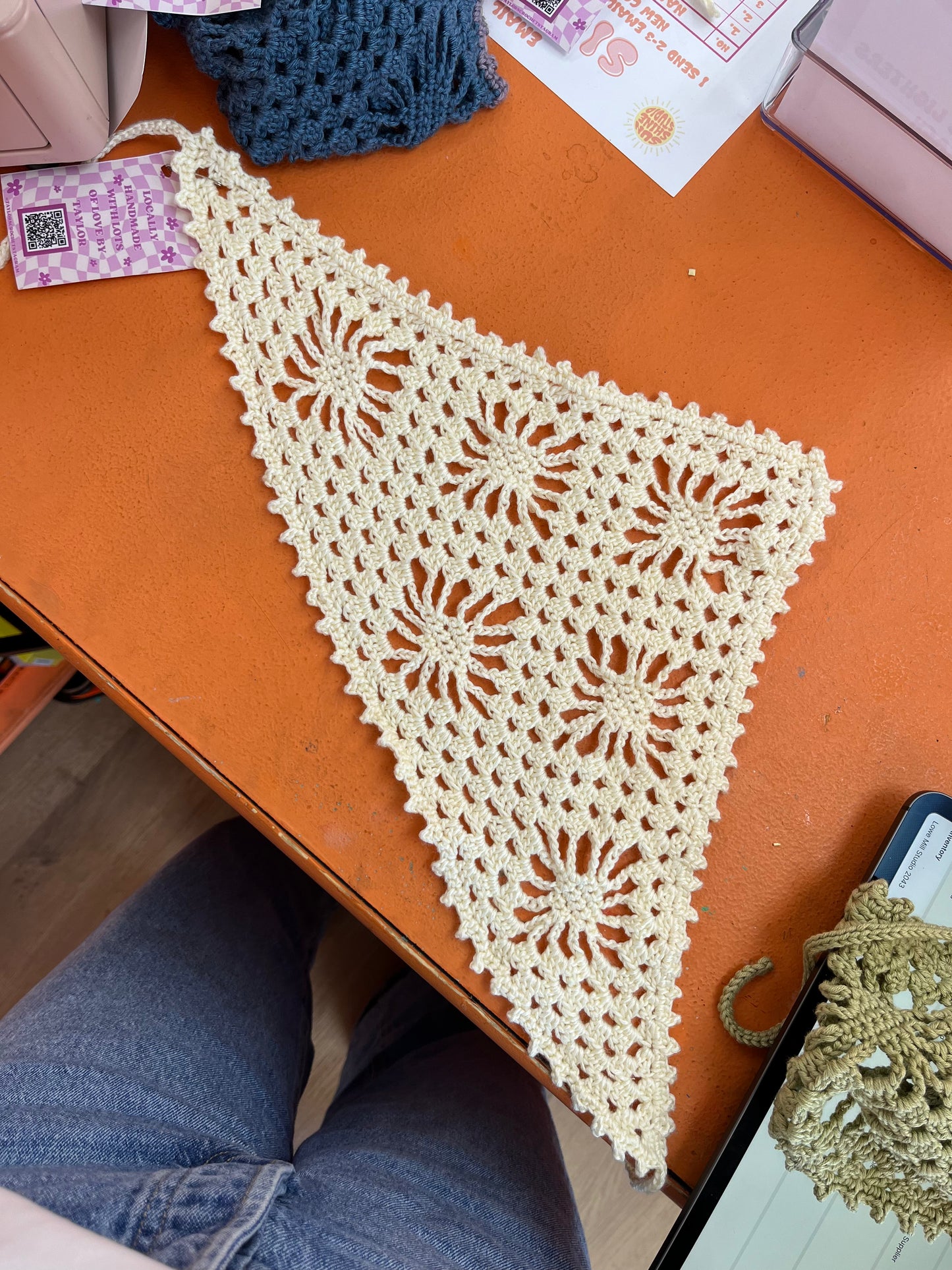 Handmade Crochet Bandana