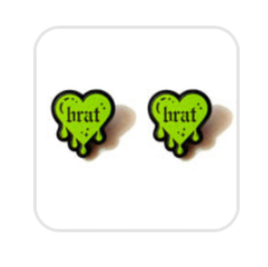 Brat Stud Earrings
