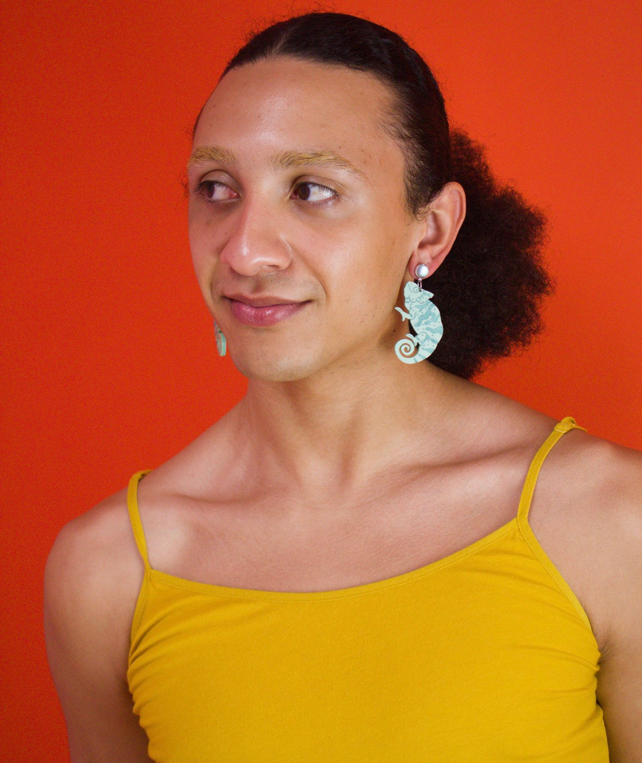 Chameleon Dangle Earring
