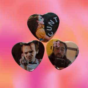 Silly Pop Stars Heart Magnet Set
