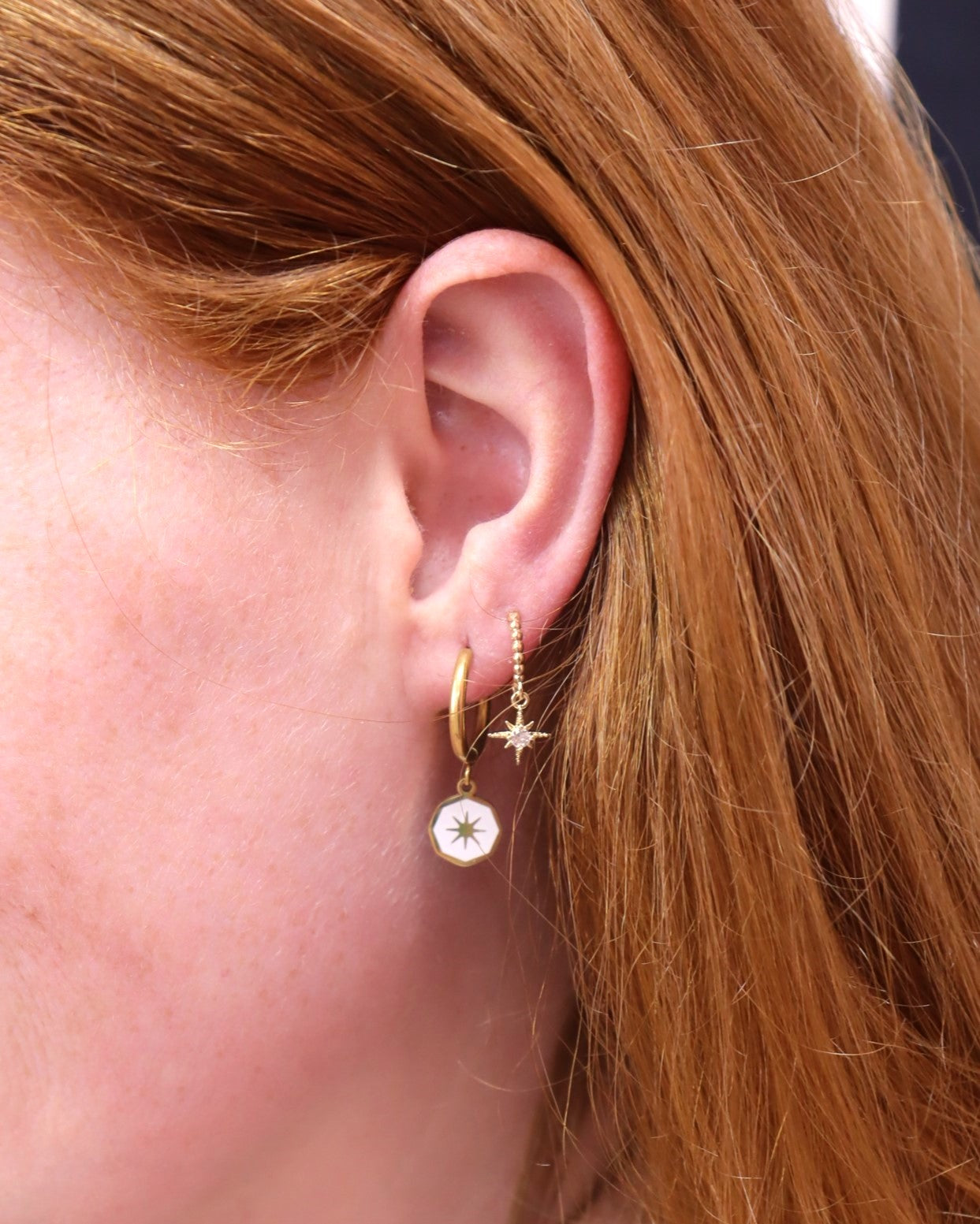 Compass Hoop - Mix and Match Earring