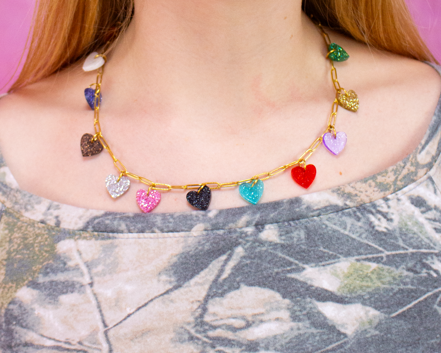 12 Eras Hearts Charm Necklace