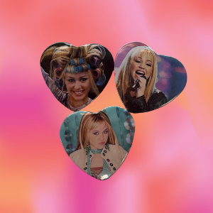 Hannah Montana Heart Magnet Set