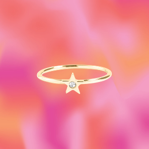 Best of Both Worlds Star Stainless Steel Ring