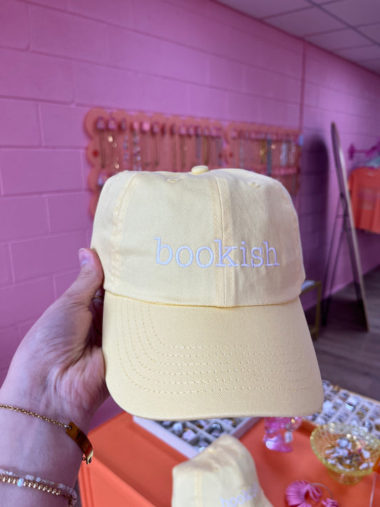 Bookish Embroidered Dad Hat