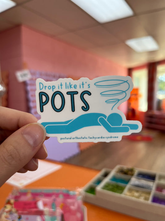 Drop it like its POTS Sticker