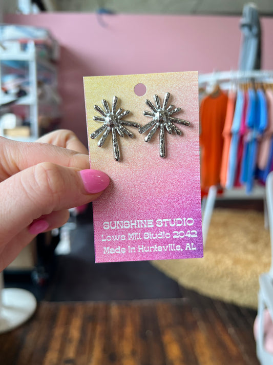 Titanium Starburst Stud