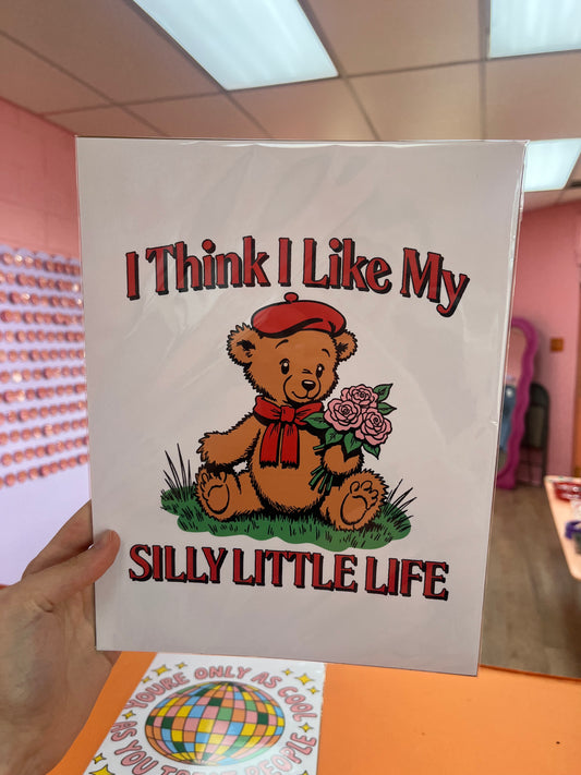 Oopsy Daisy Bear 8.5 x 11 print