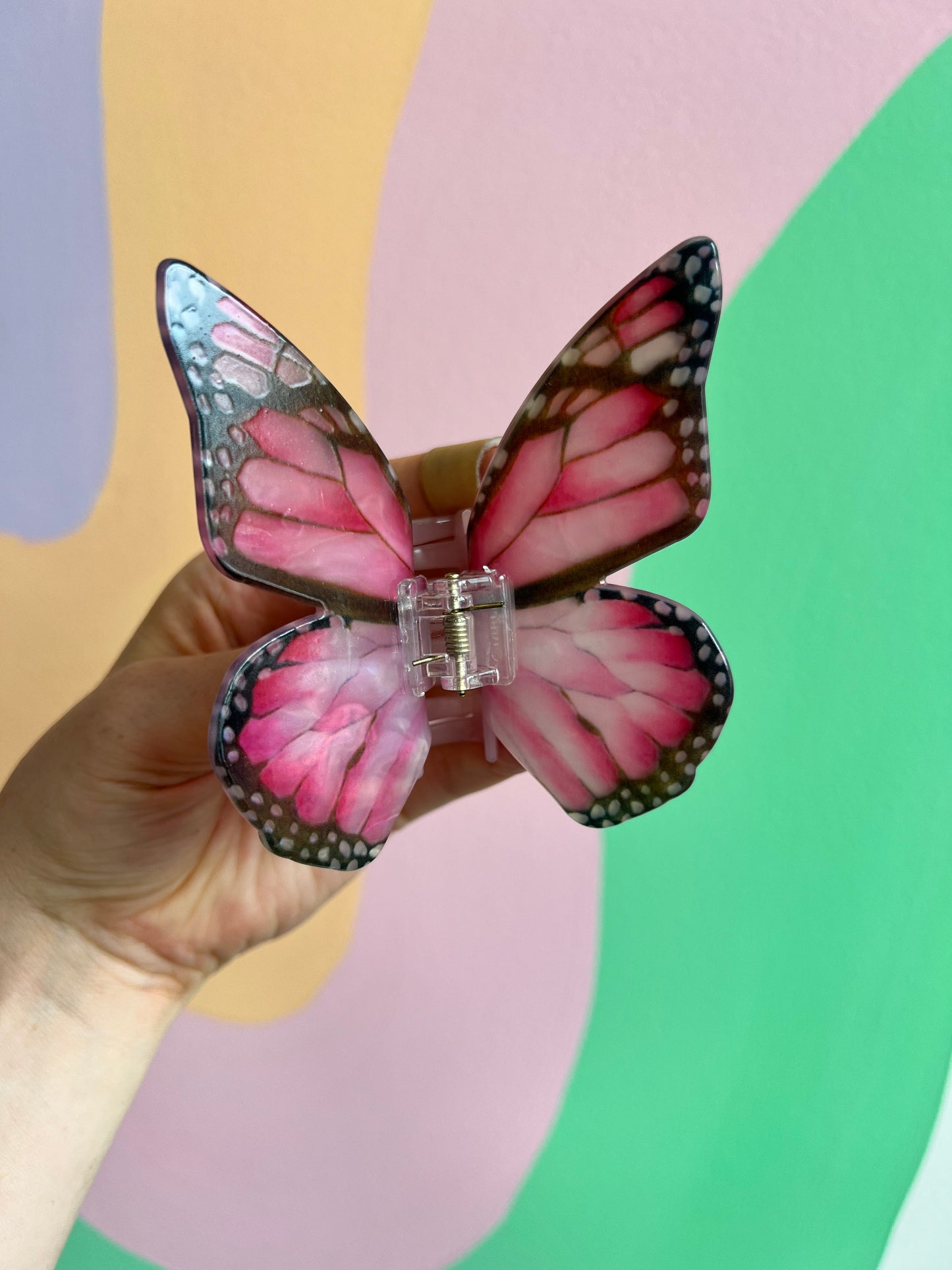 Colorful Butterfly Hair Claw