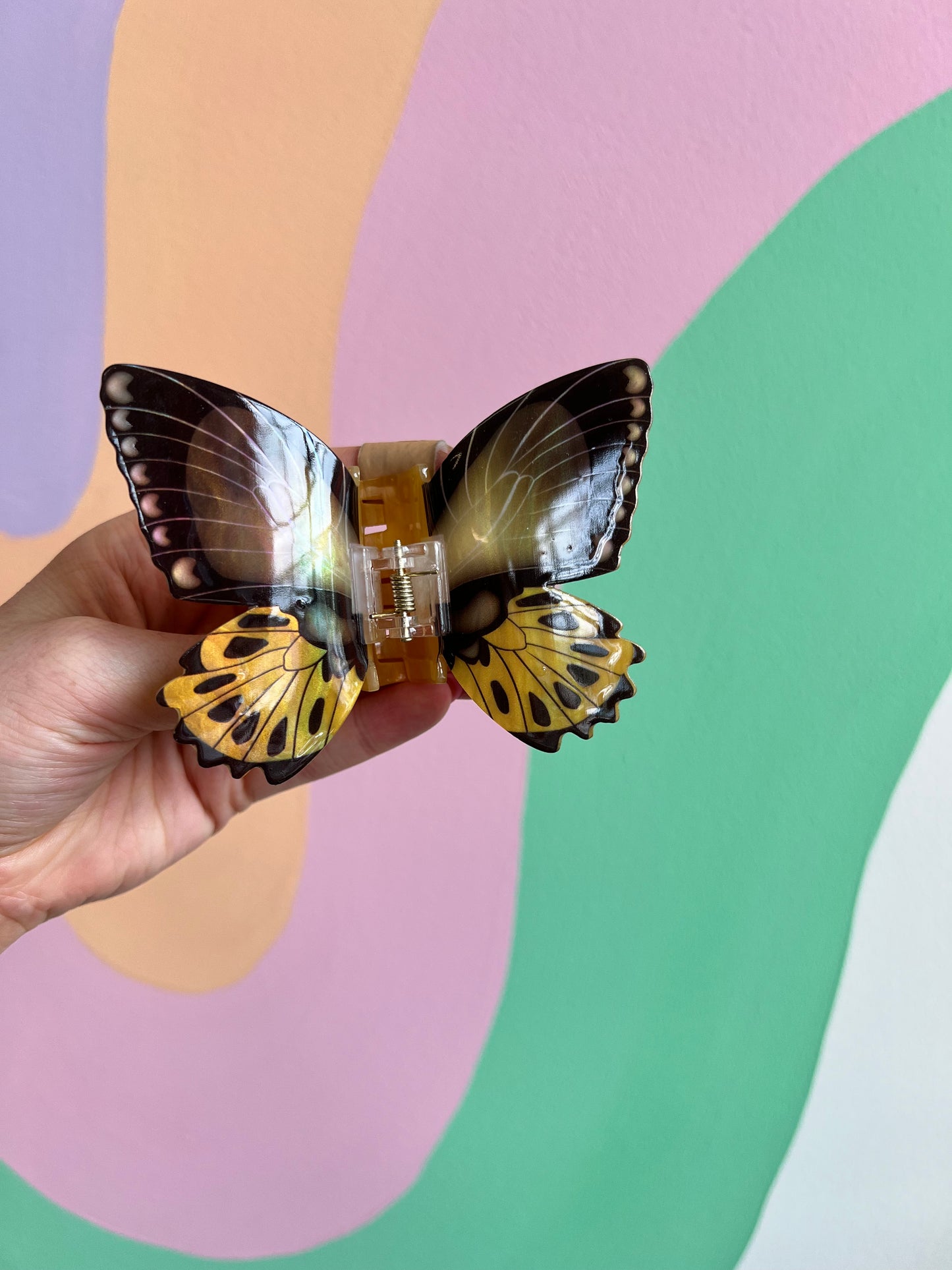 Colorful Butterfly Hair Claw