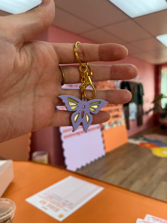 Beautiful Butterfly Keychain