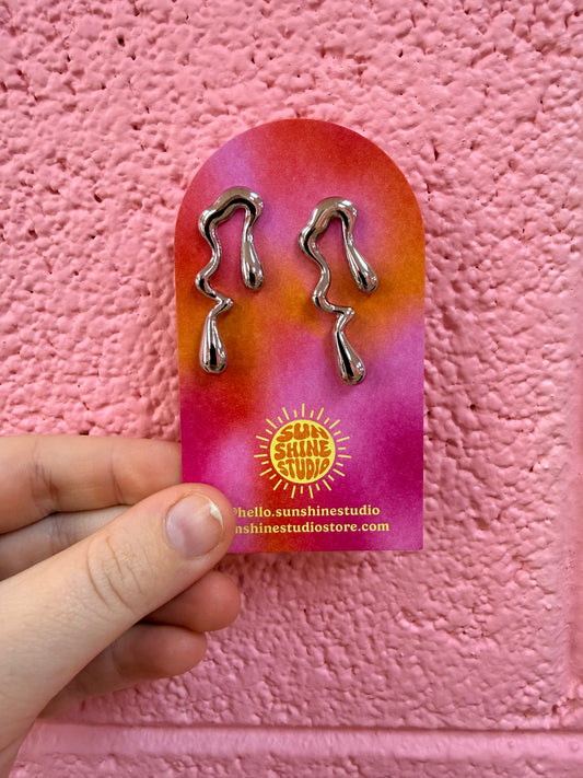 Organic Drip Earrings