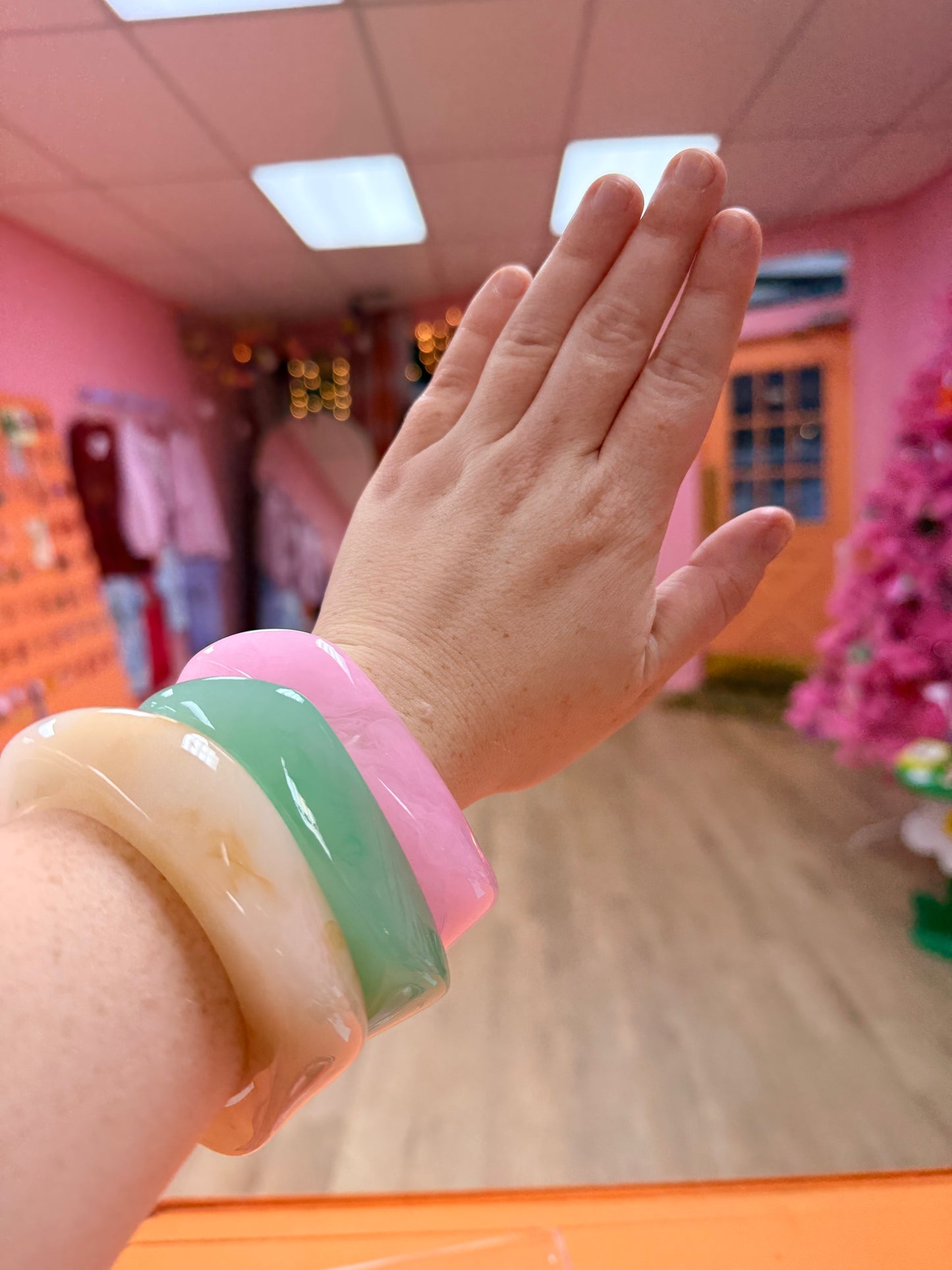 Colorful Statement Bangles