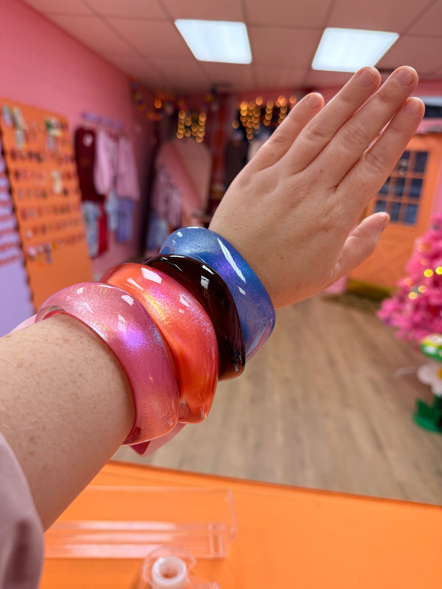 Colorful Statement Bangles