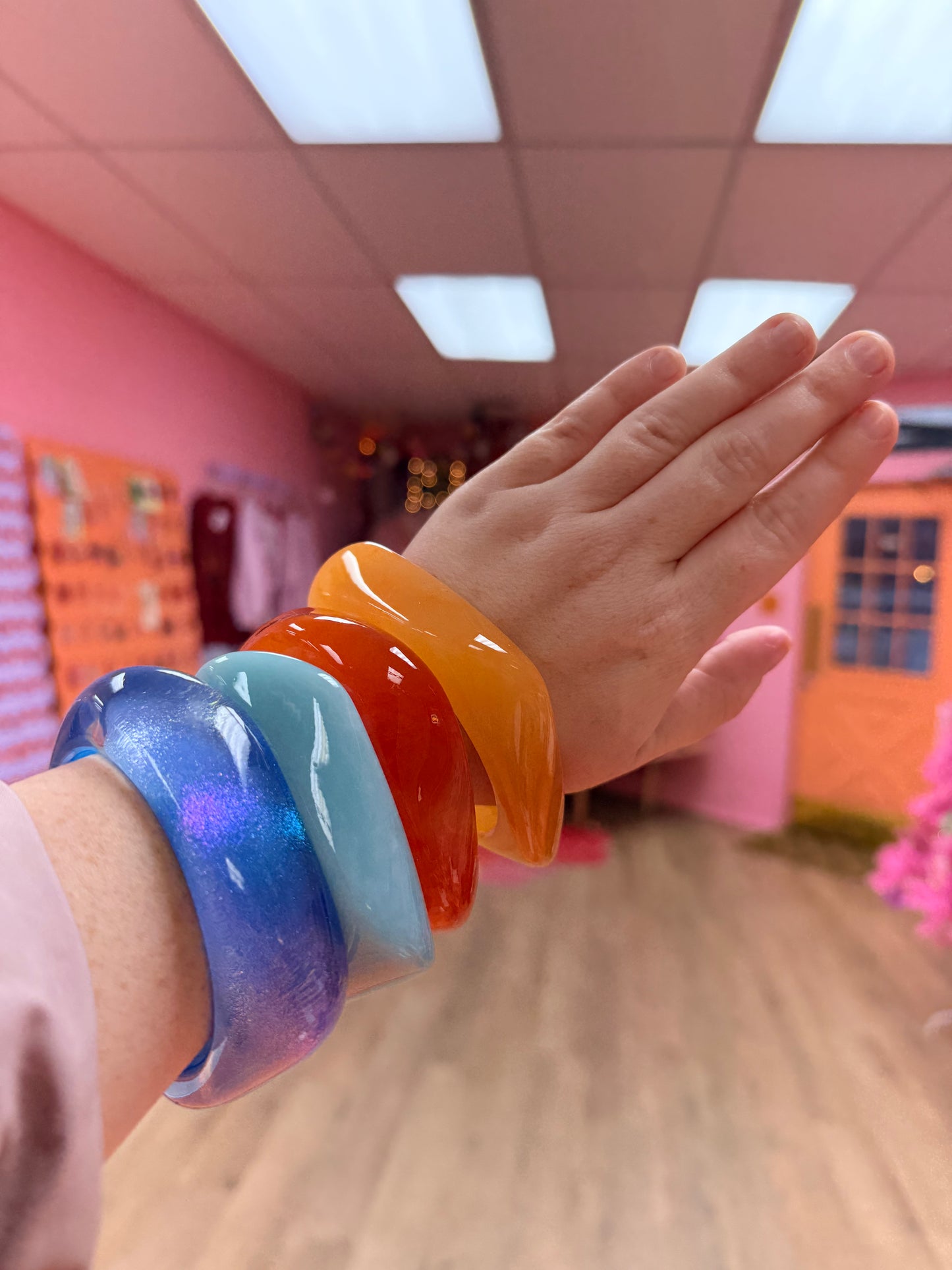 Colorful Statement Bangles