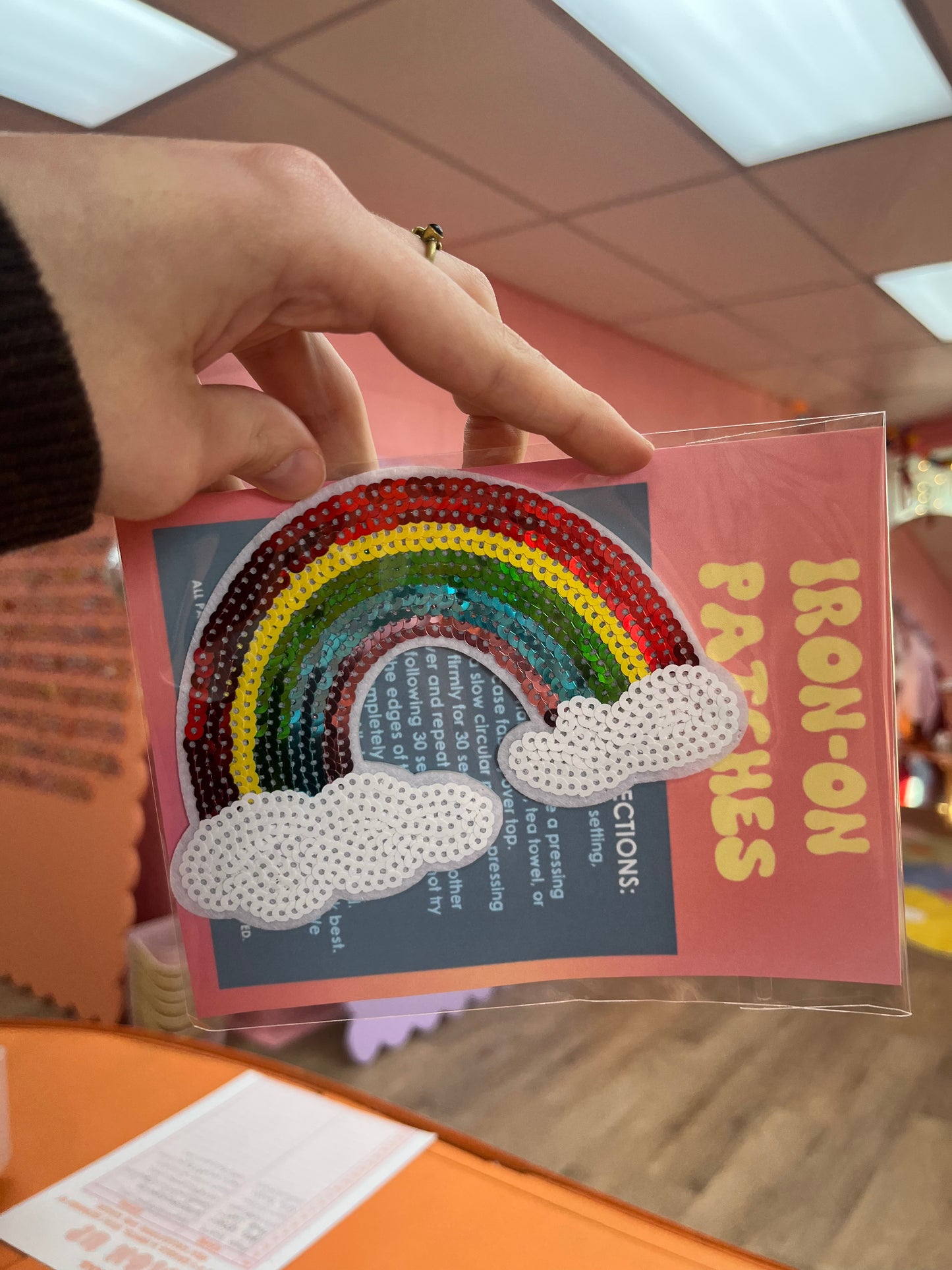 Rainbow Iron-On Patch