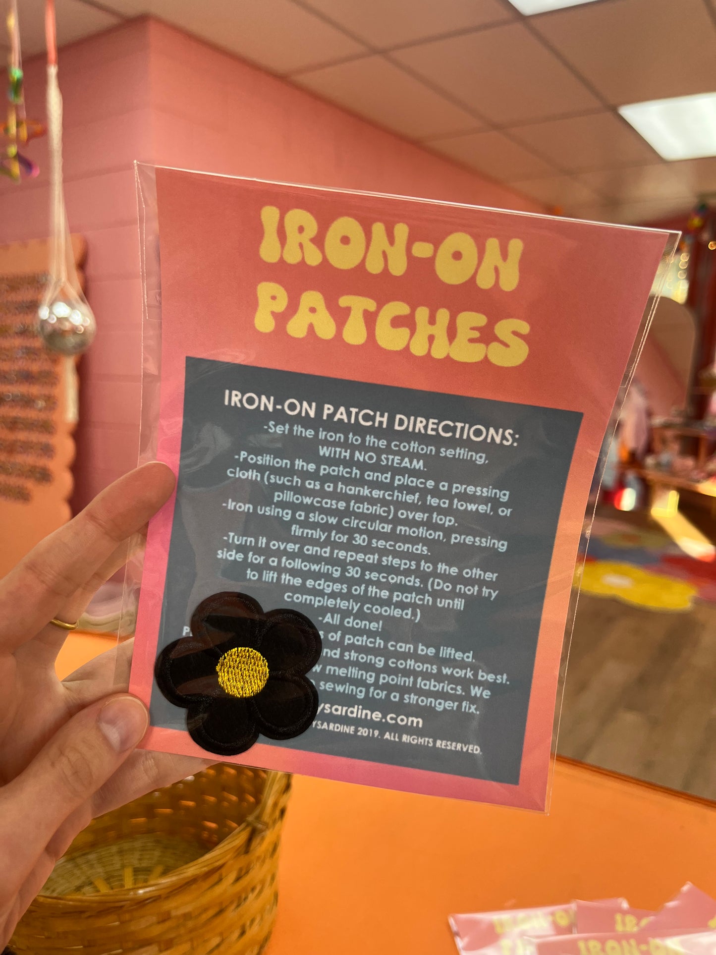 Flower Iron-On Patches