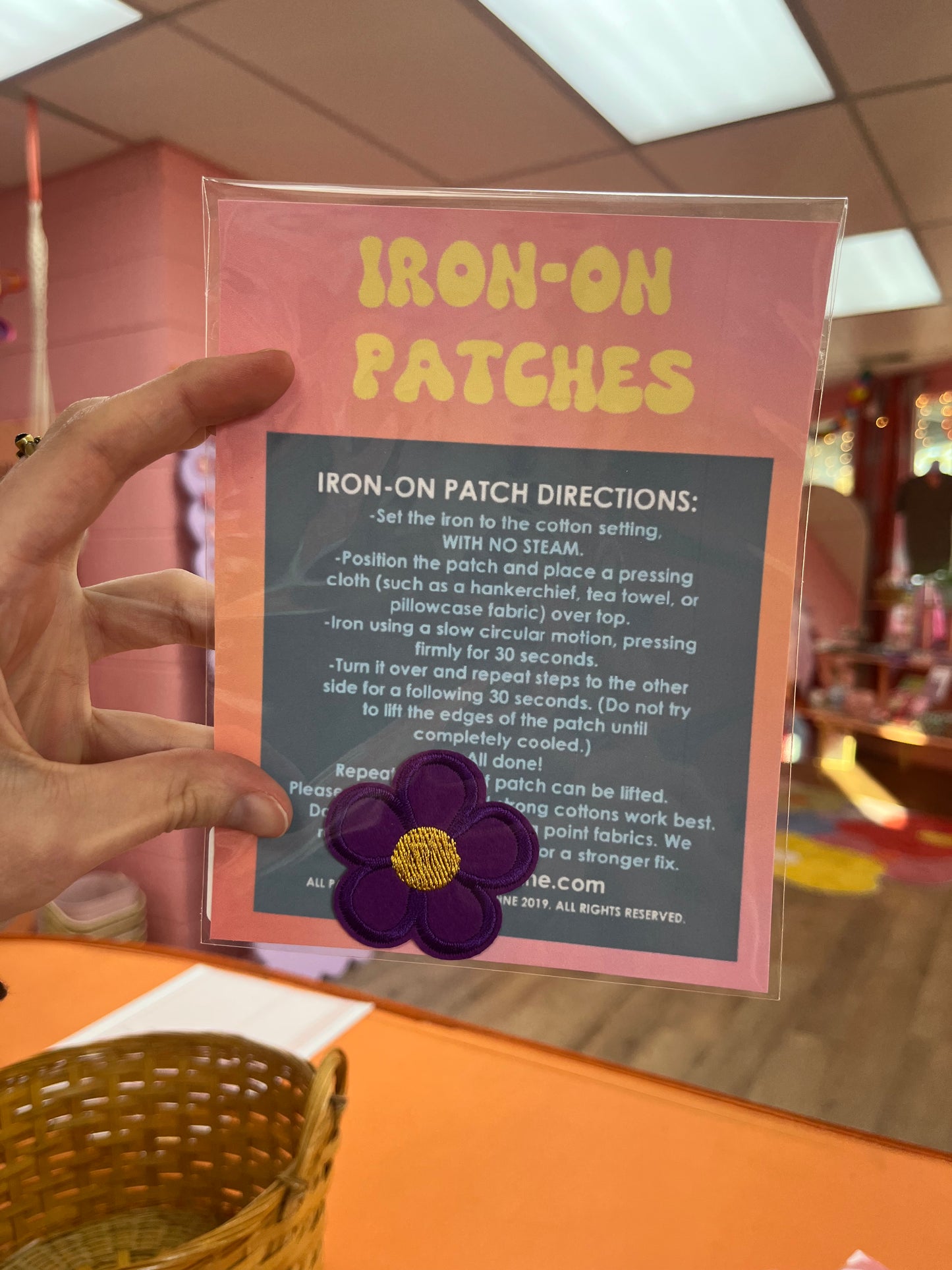 Flower Iron-On Patches