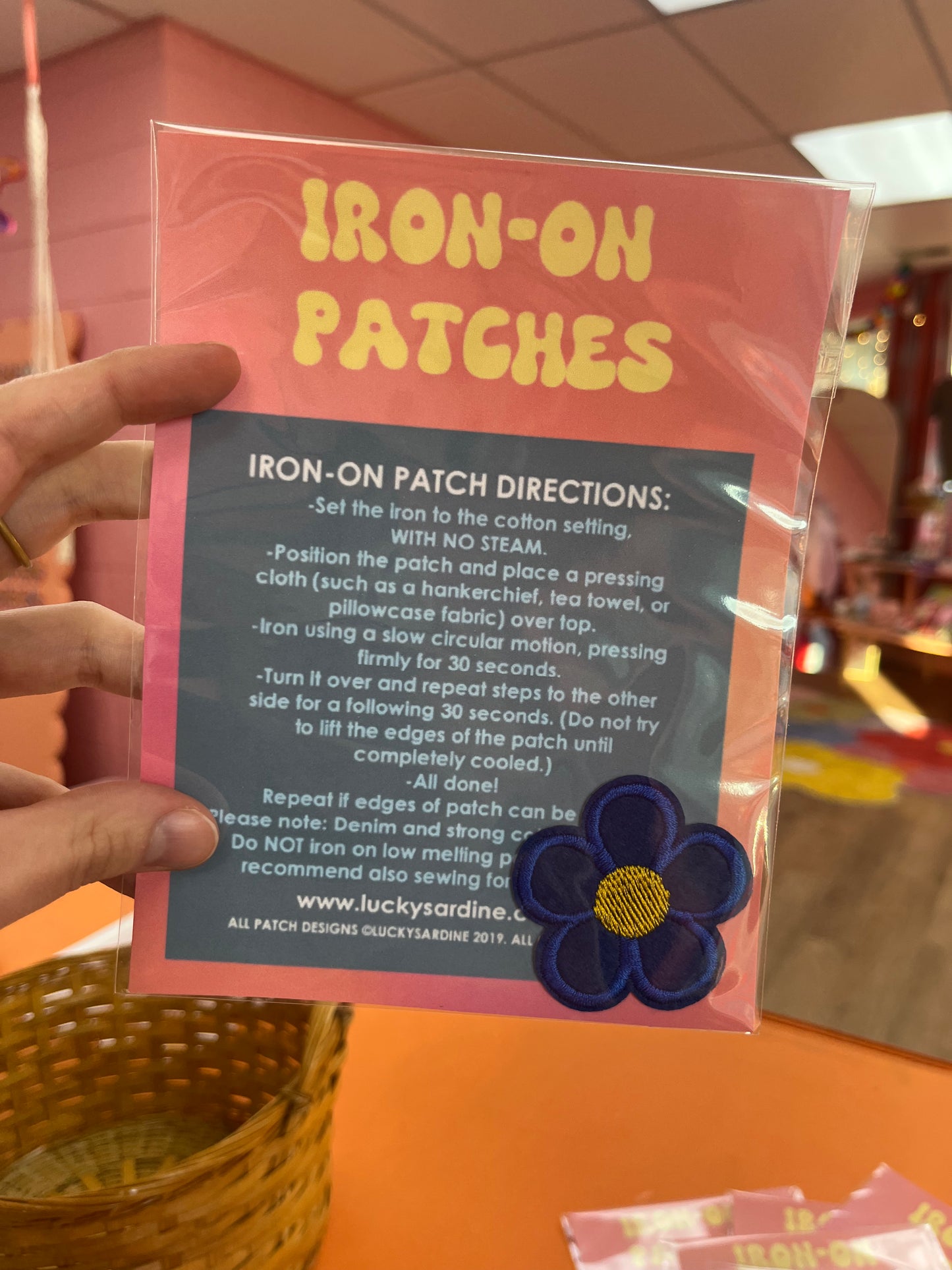 Flower Iron-On Patches
