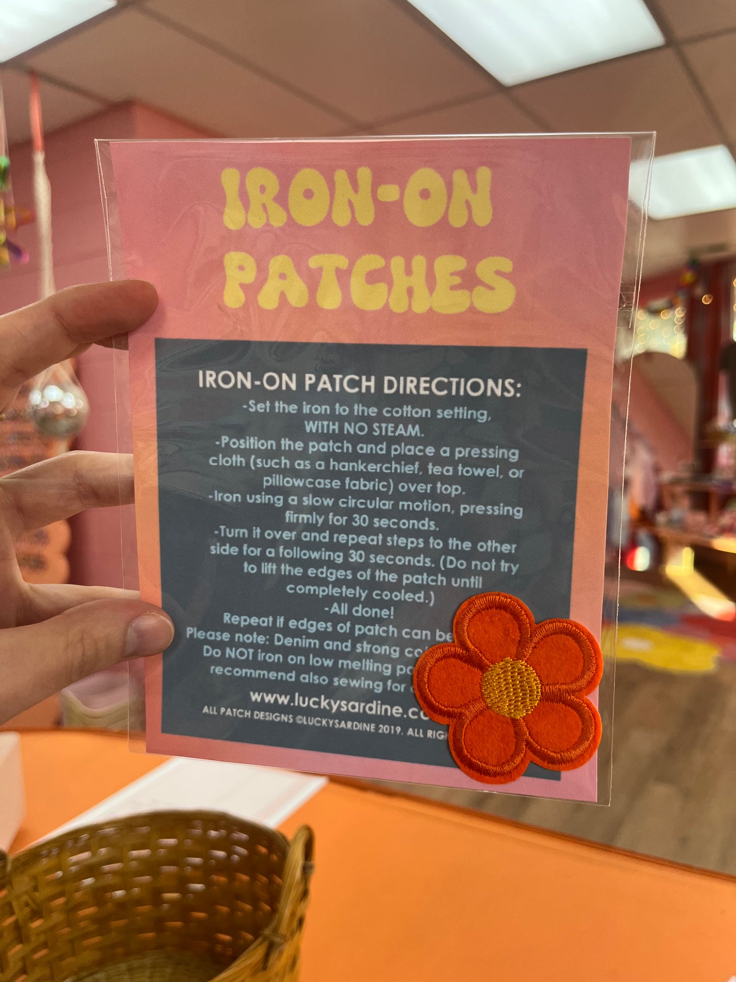 Flower Iron-On Patches