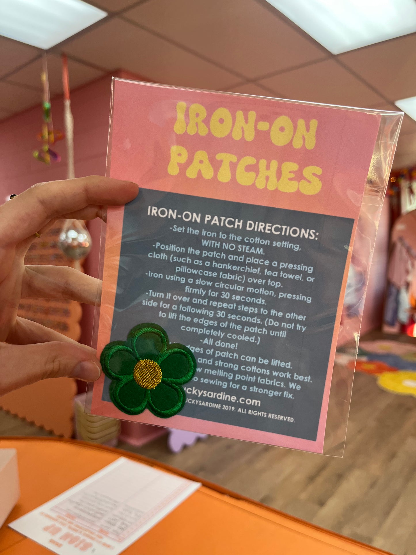 Flower Iron-On Patches