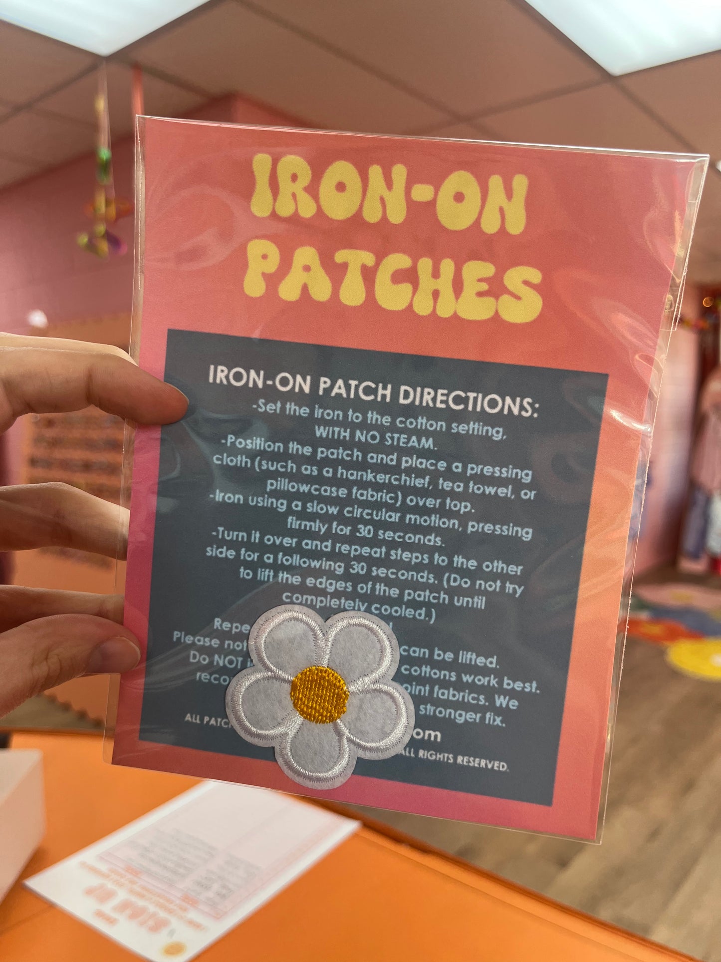 Flower Iron-On Patches