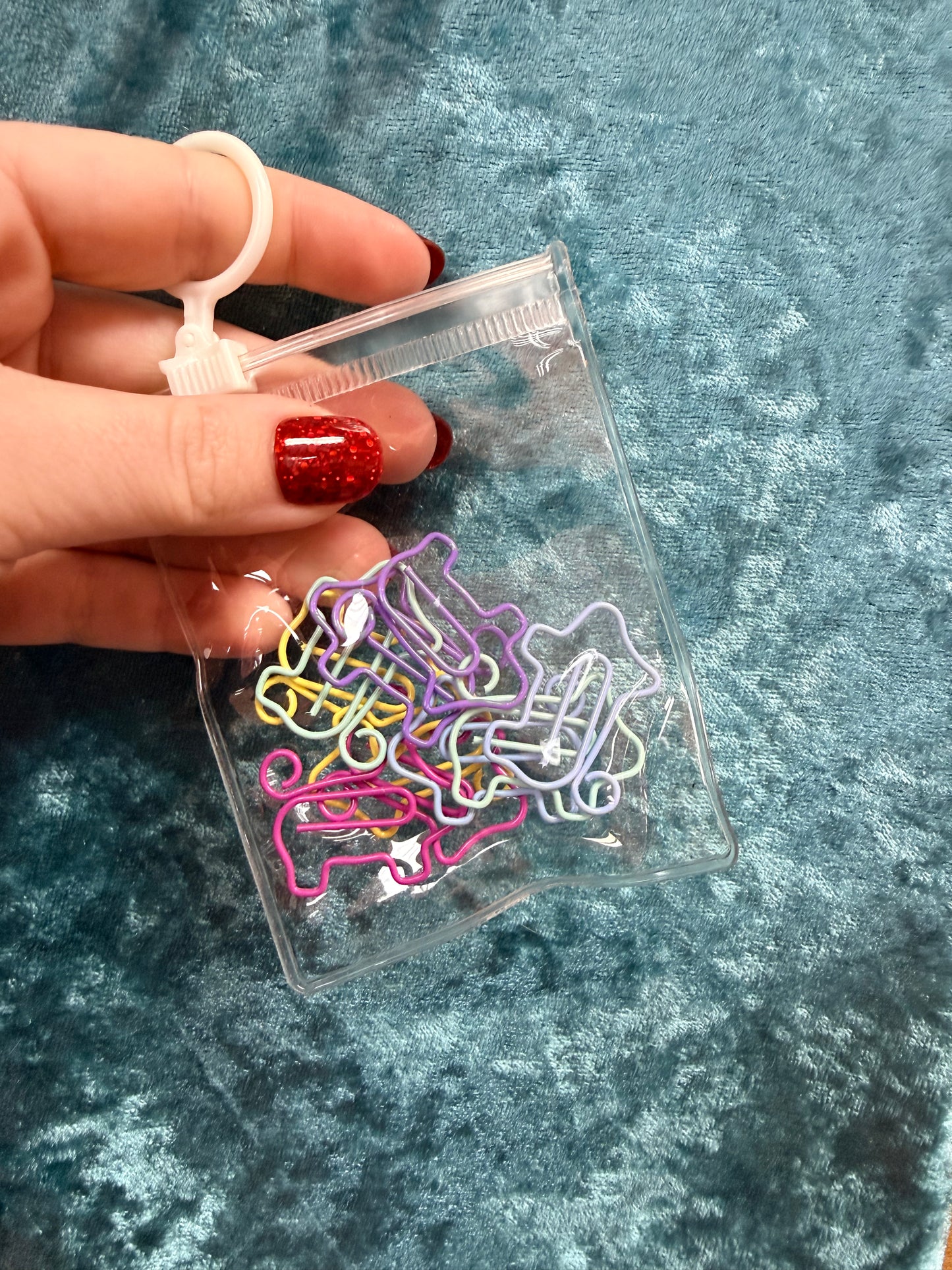 10 Pack Colorful Paperclips