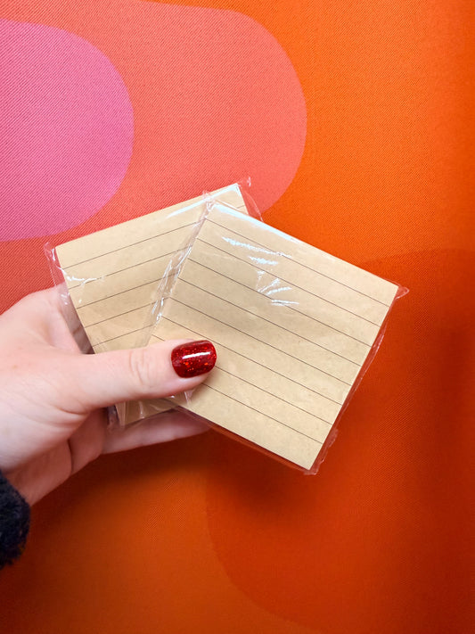 Organic Sticky Notes