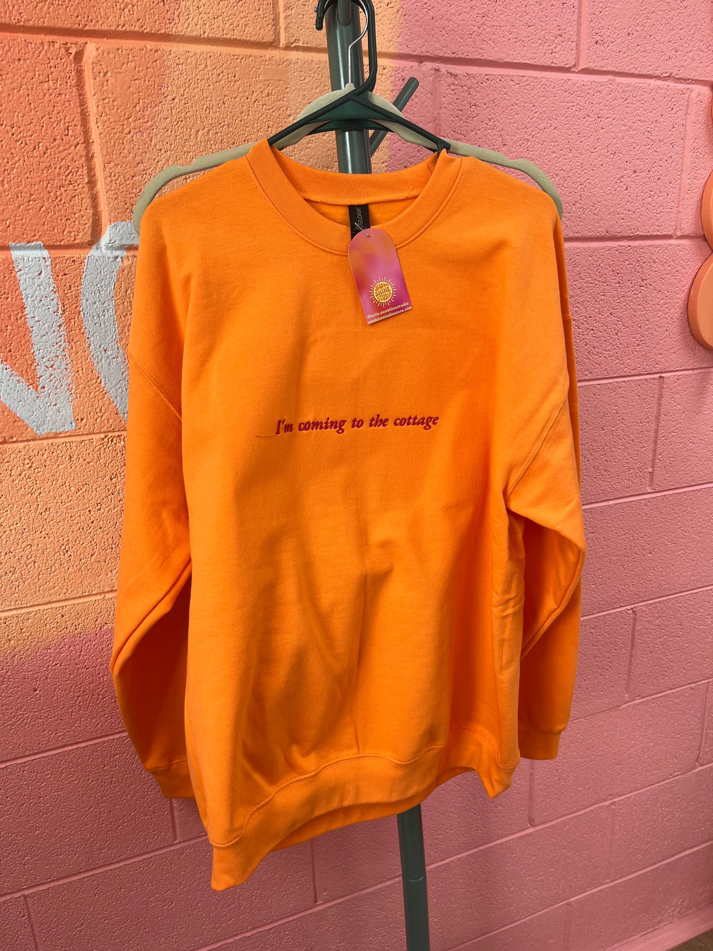 "I'm coming to the cottage" Heated Rivalry Embroidered Top