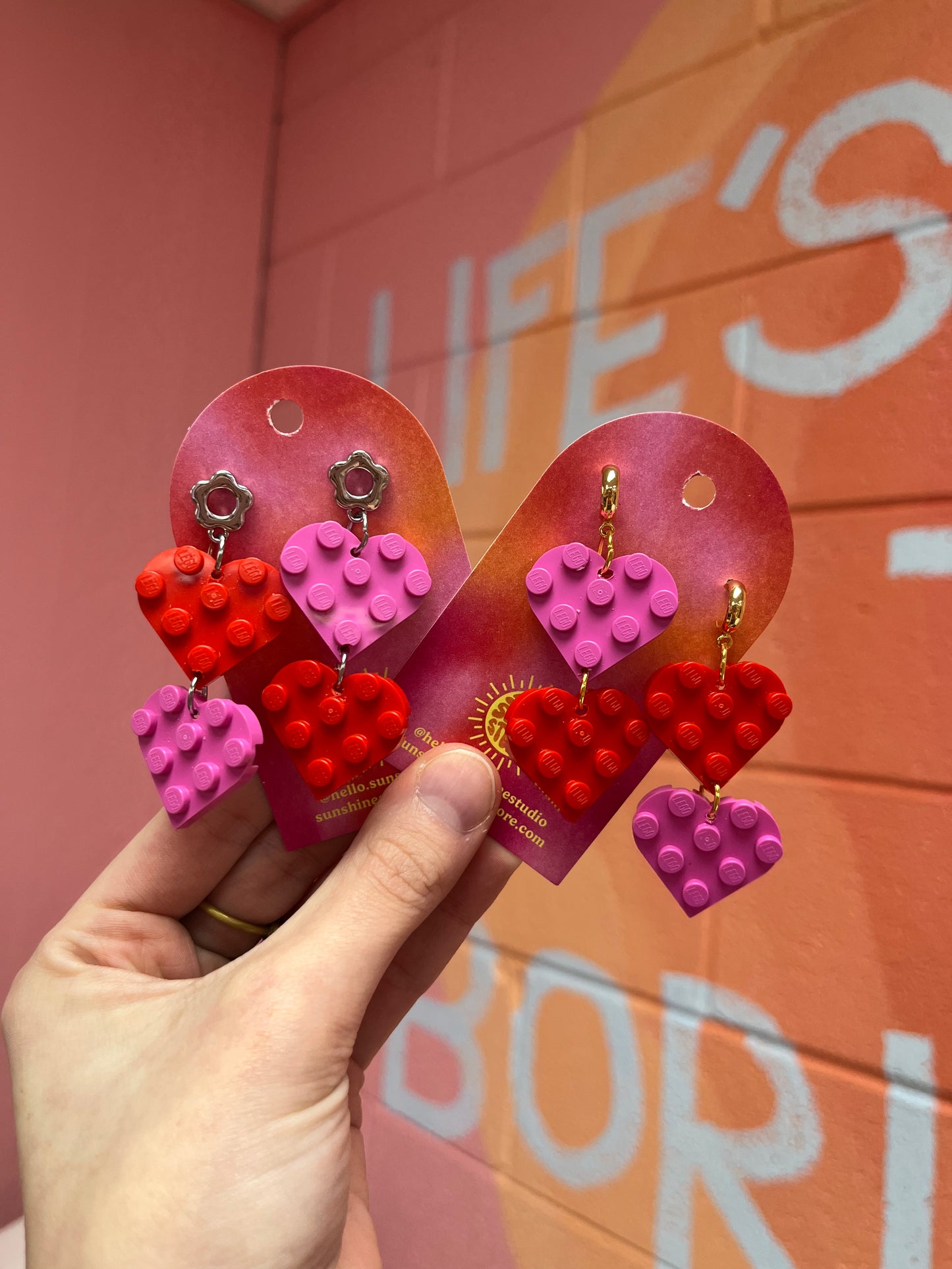 Built on Love Dangle Earrings