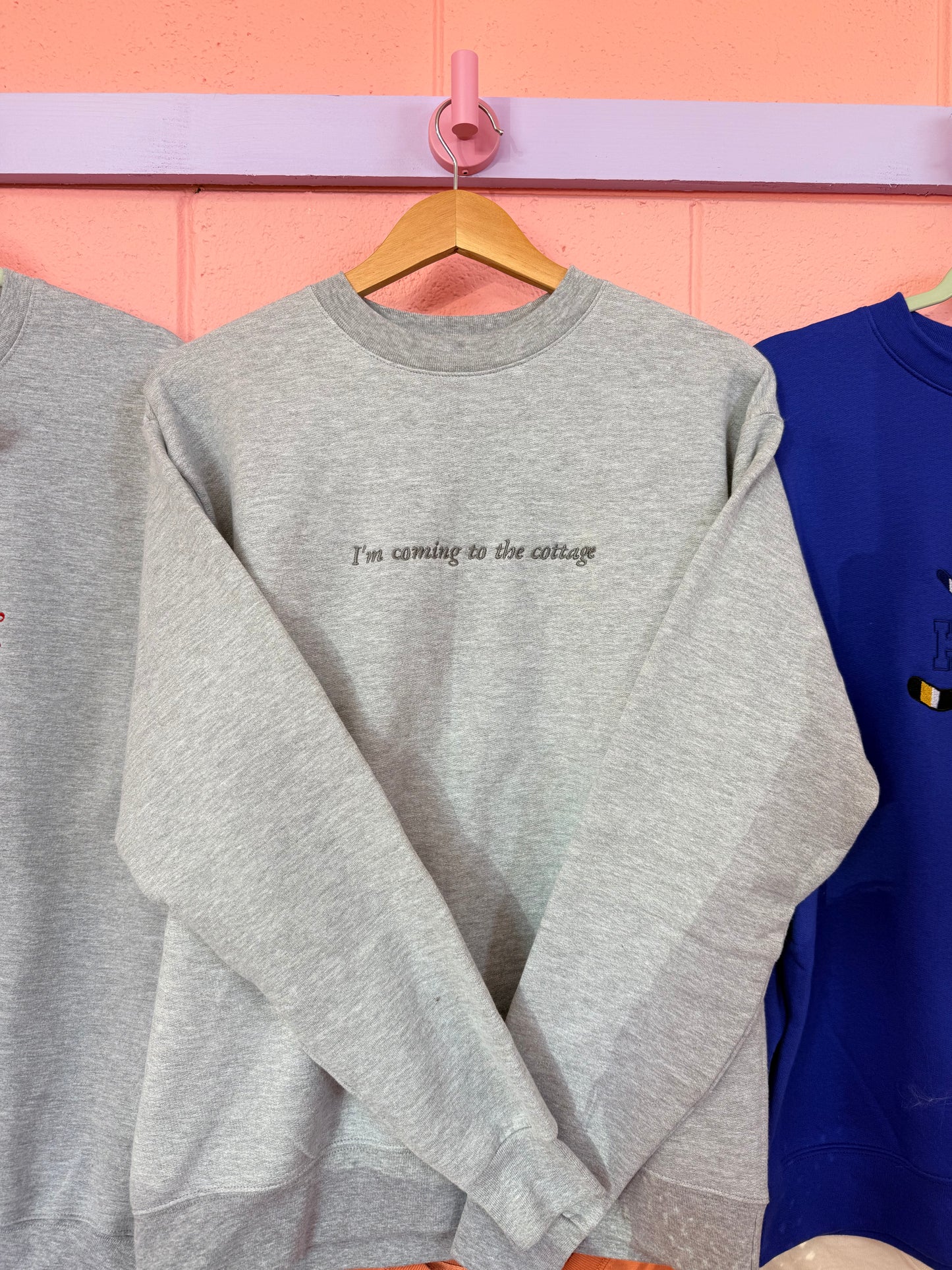 "I'm coming to the cottage" Heated Rivalry Embroidered Top