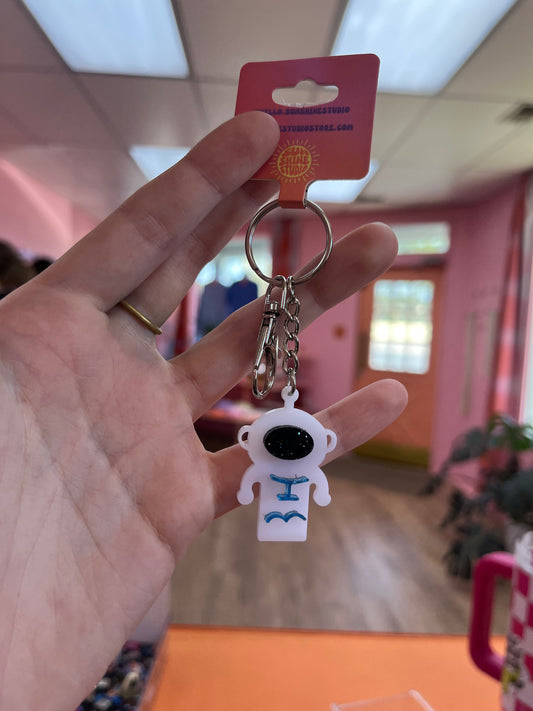 Acrylic Astronaut Keychain