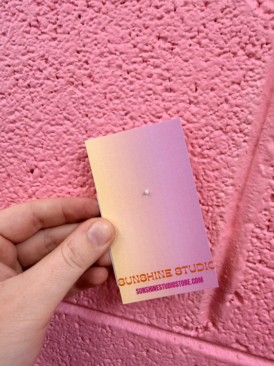 Teeny Opal Flat Back