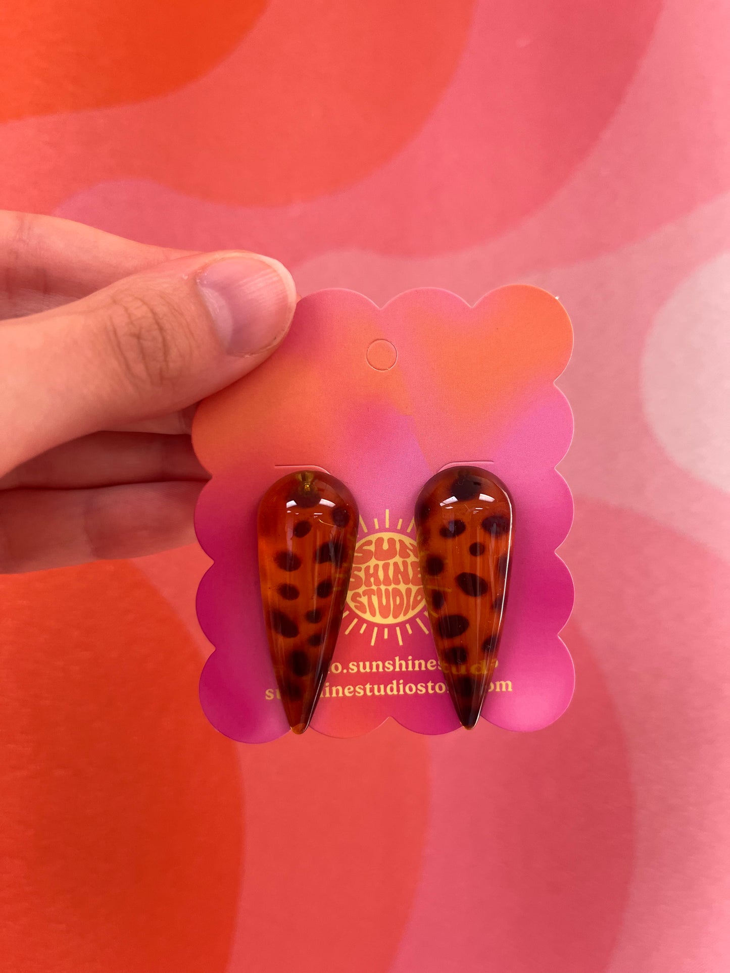 Funky Tortoise Earrings