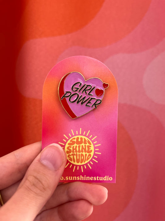 Girl Power Enamel Pin
