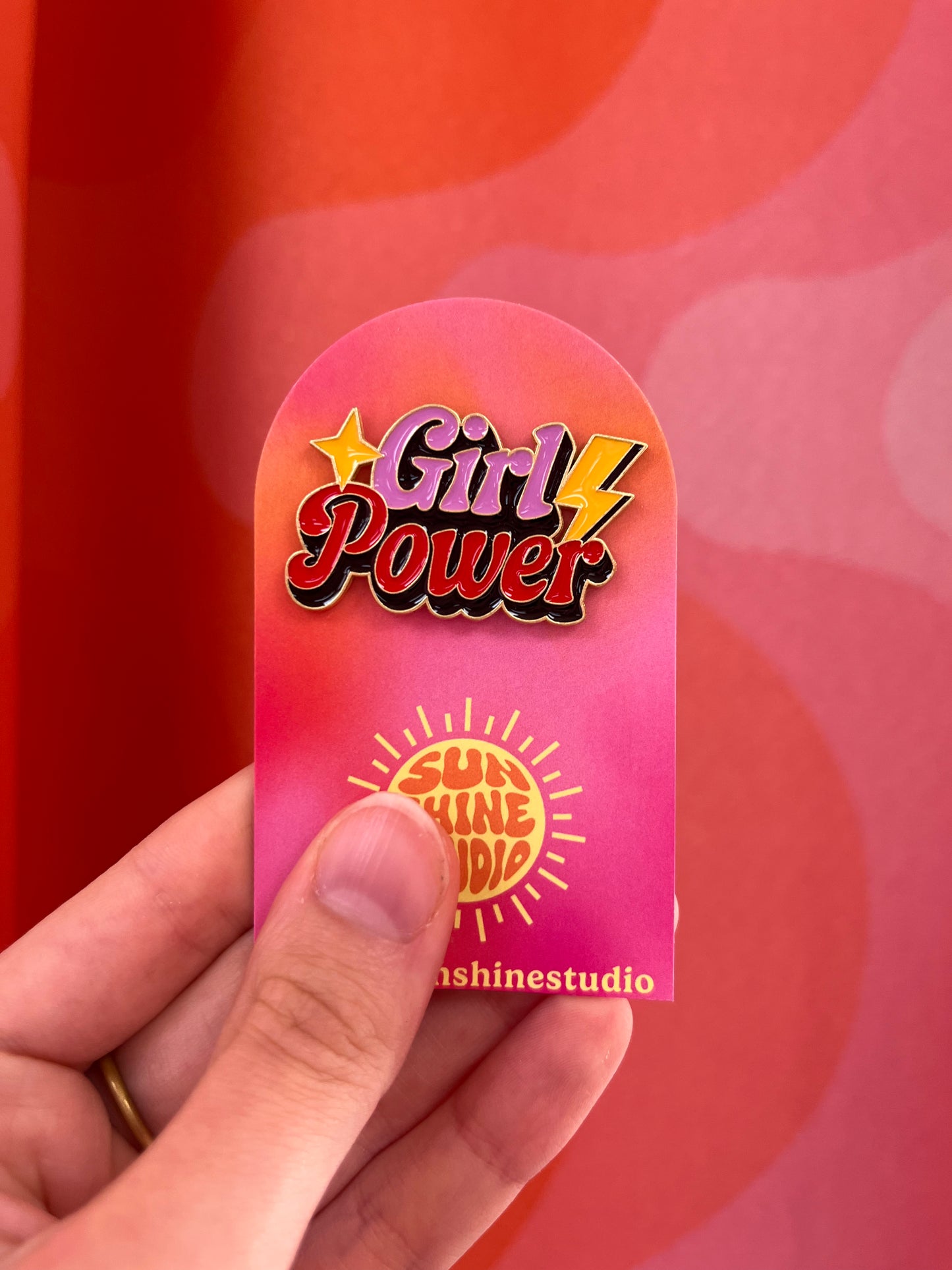 Girl Power Enamel Pin