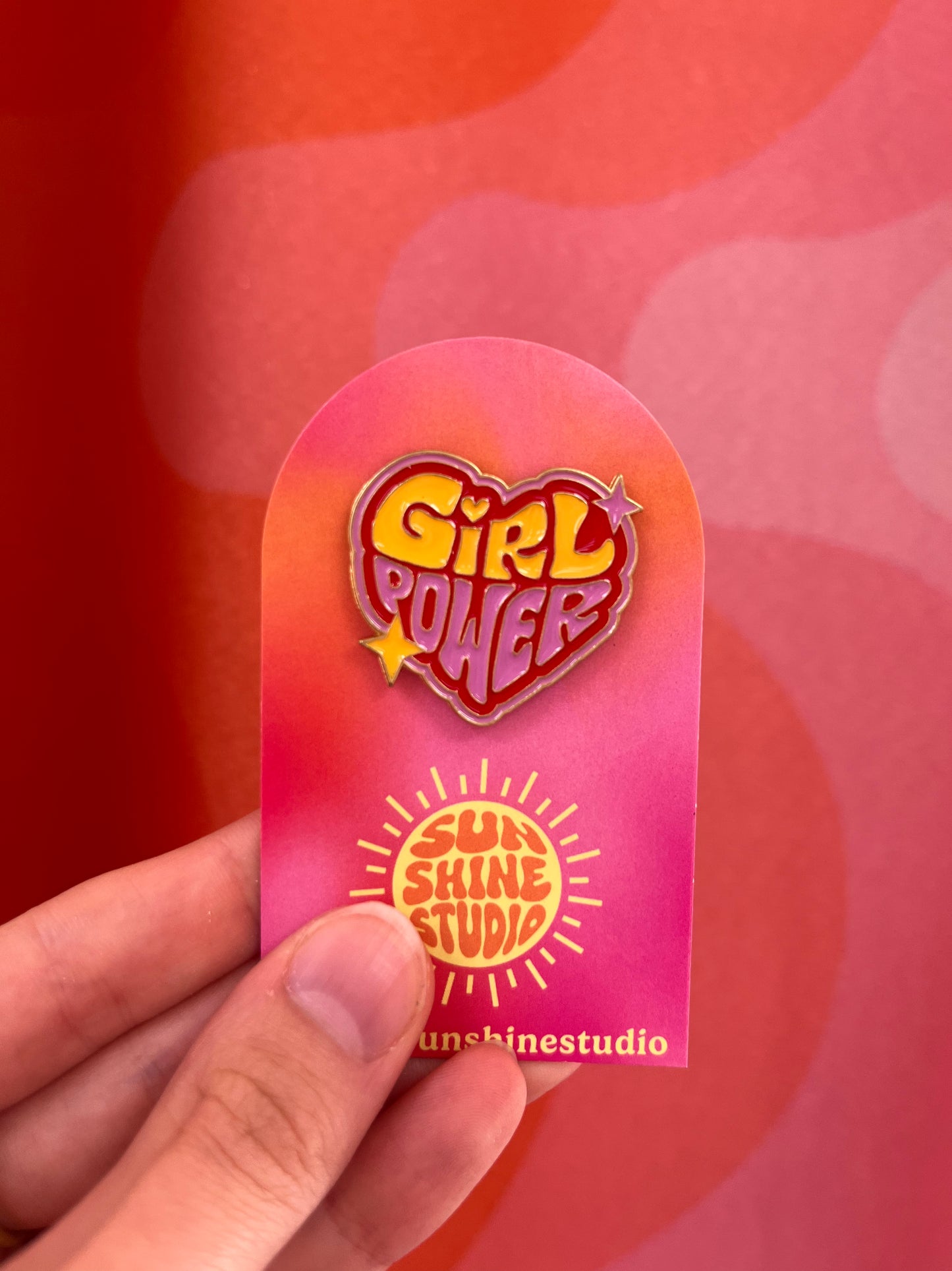 Girl Power Enamel Pin