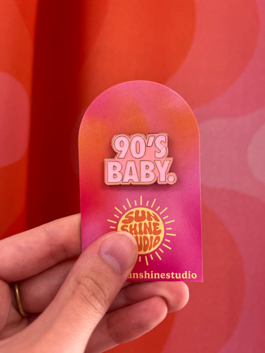 90’s Baby Enamel Pin