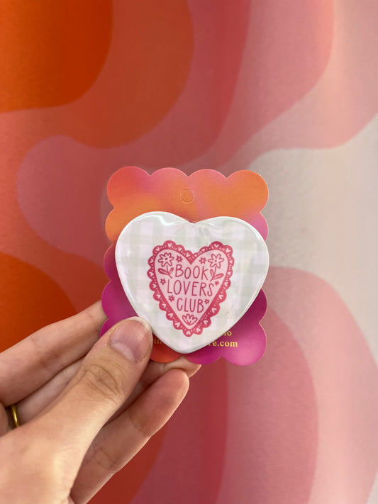 Book Lovers Club Pin
