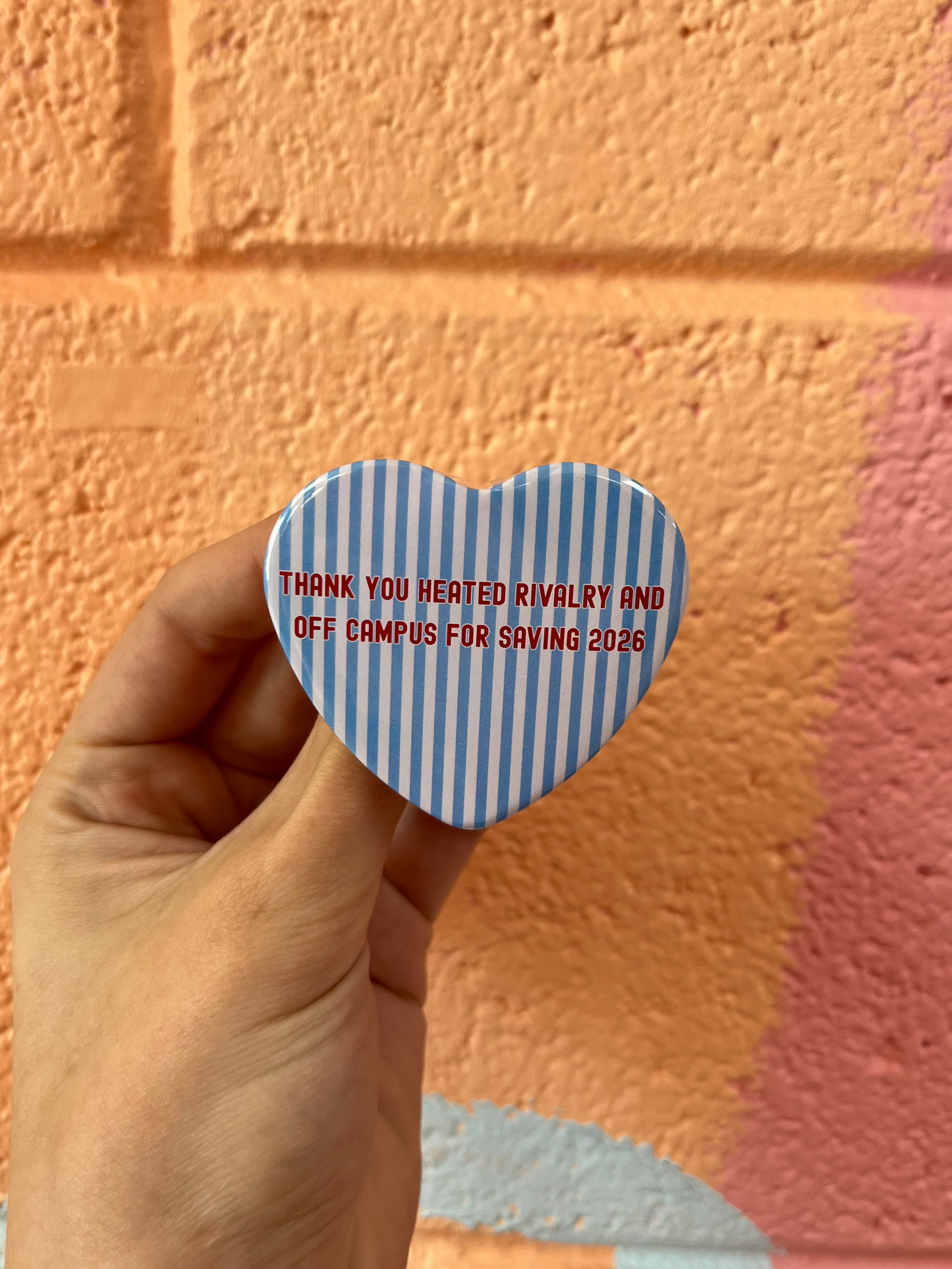 Thank You Heated Rivalry and Off Campus Pin