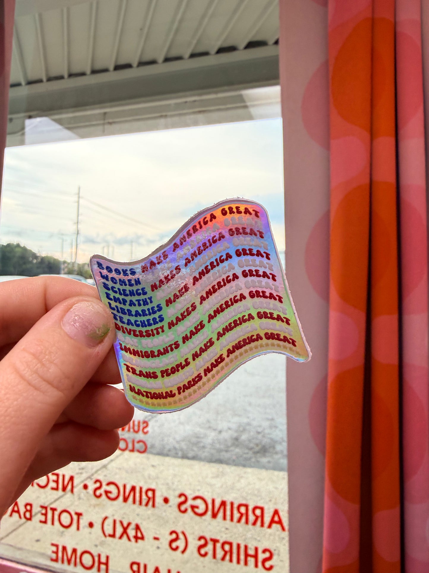 What Actually Makes America Great Sticker