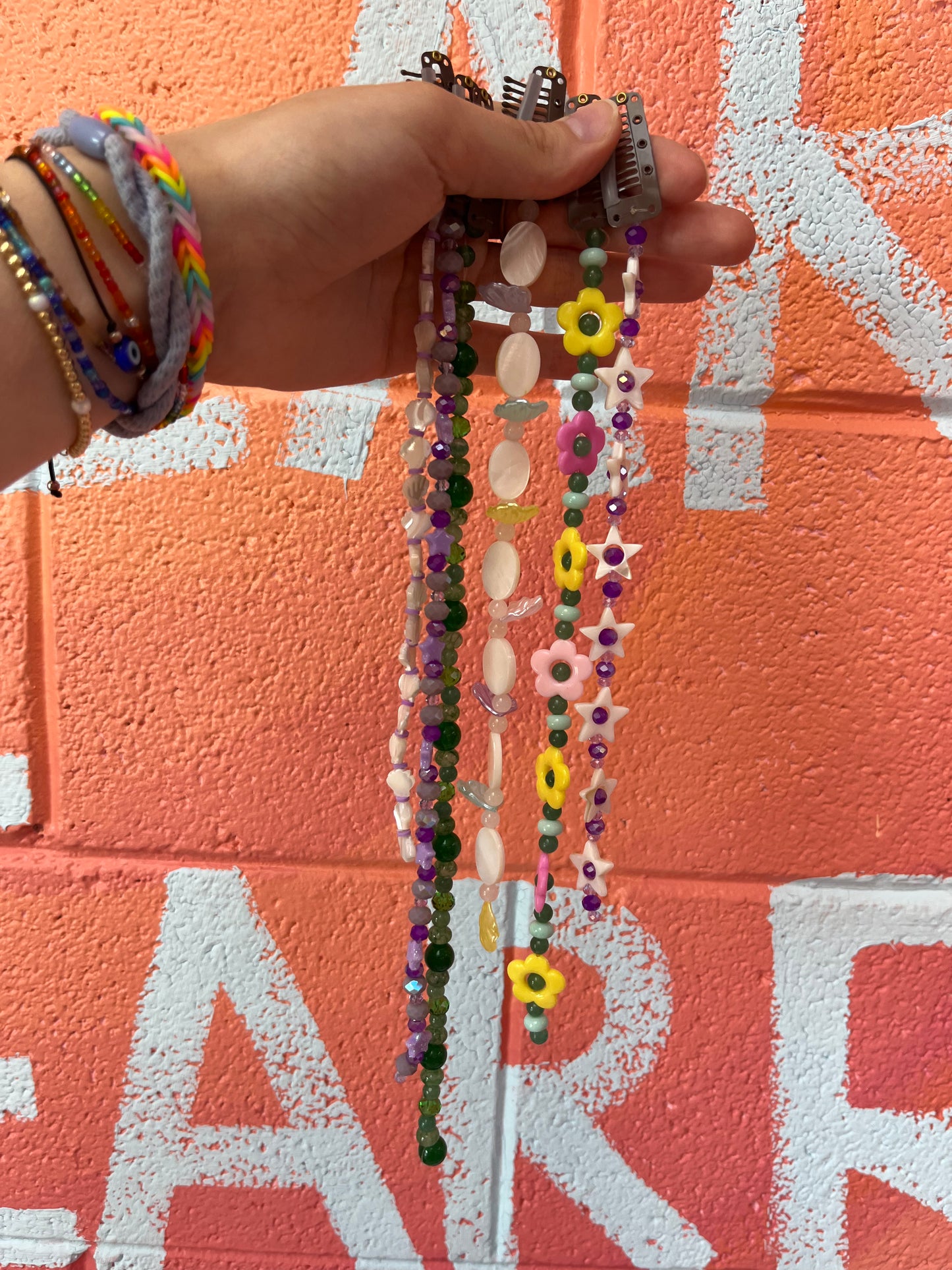 Beaded Hair Clip