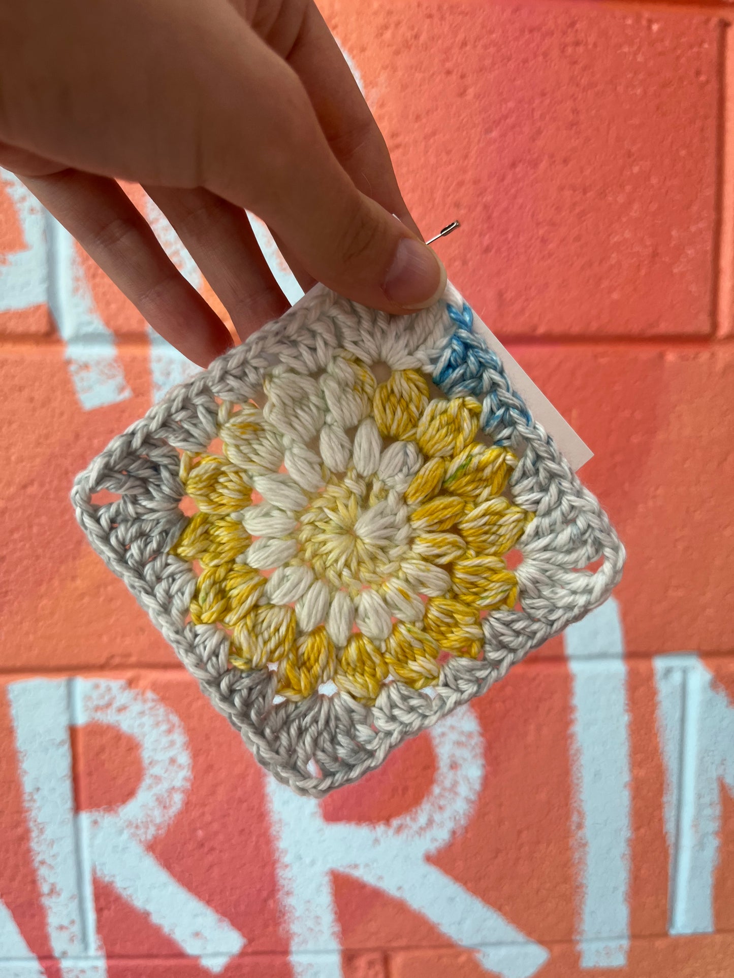 Crochet Granny Square Coaster