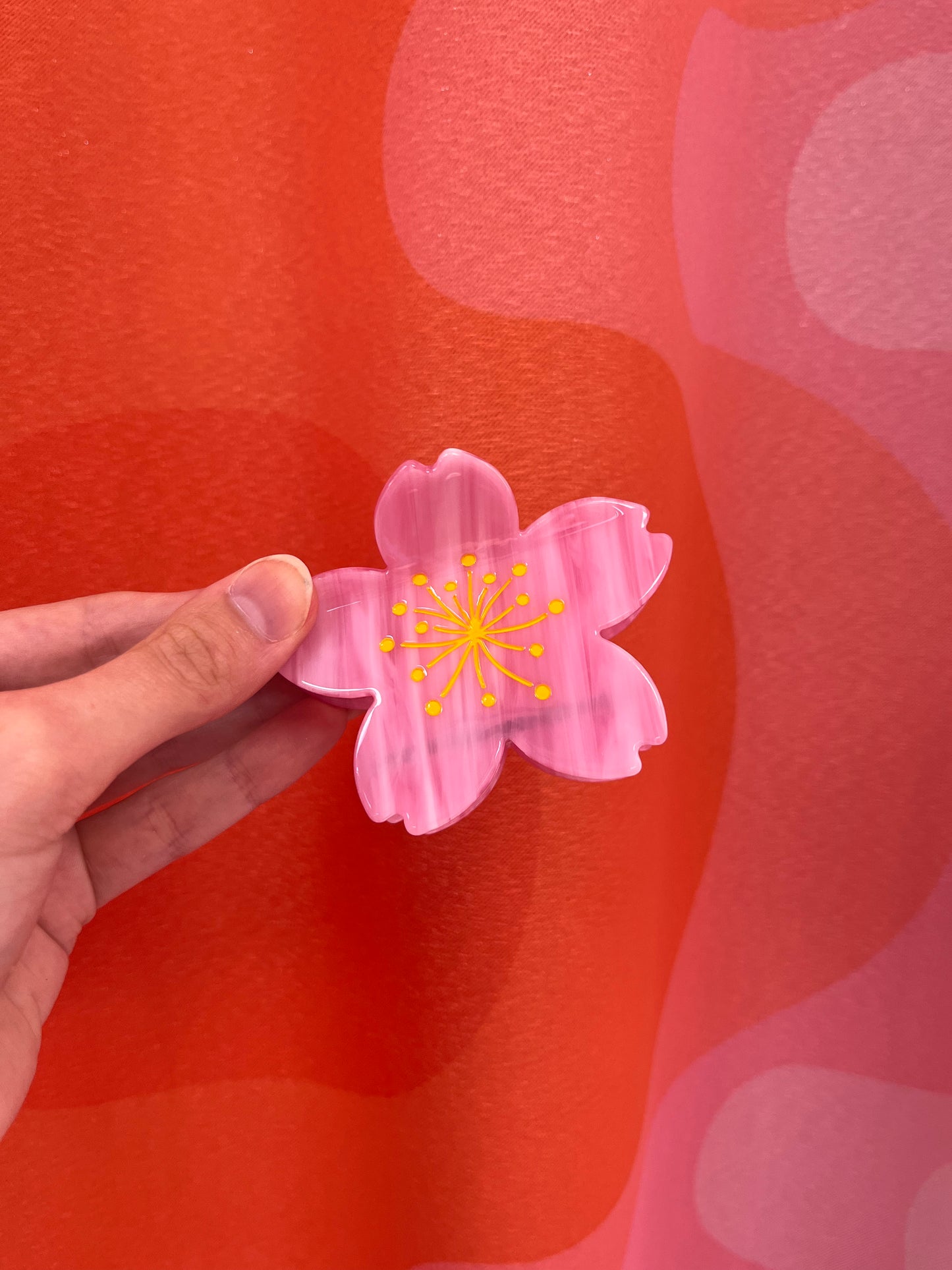 Cherry Blossom Hair Claw